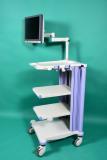 OLYMPUS WM-NP1, mobile endoscope trolley with 3 shelves, isolating transformer, Olympus OE