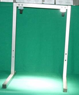 Support frame (stainless steel) for wall anaesthetsia devices. This support frame is used