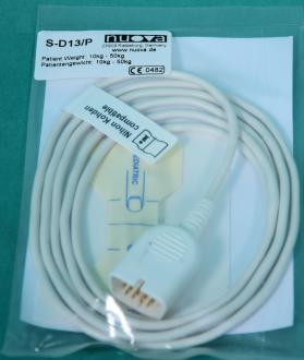 NUOVA S-D13 / P disposable pulse oximetry sensor suitable for Nihon Kohden appliances pedi