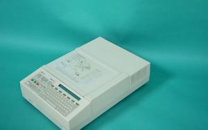 HP Pagewriter XLE, 6 channel ECG unit with keyboard for input of patient data, battery pow