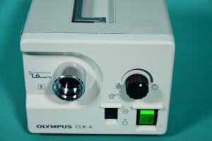 OLYMPUS CLK-4 150 Watt halogen, with light insufflation, portable unit, used.