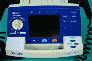 PHILIPS Heartstart XL, biphasic defibrillator with AED function, incl. printer and battery