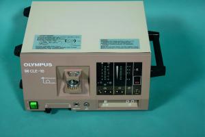 OLYMPUS CLE-10 cold-light source, 2 x 150 watt halogen, used