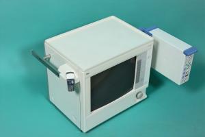 DRÄGER PM 8060 respiratory gas monitor with module box, measurement of ECG, IBP, NIBP, te