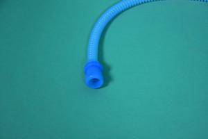 Silicone patient hose for children, length 110cm with socket 22mm on both sides, inner hos