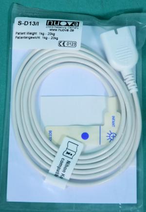 NUOVA S-D13 / I disposable pulse oximetry sensor suitable for Nihon Kohden infant 1kg-20kg