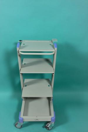 OLYMPUS TC-C1 Clinical Trolley, mobile endoscopy trolley with 4 surfaces, H: 111 x W: 48 x