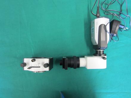 LEICA video equipment suitable for LEICA/WILD surgical microscope, consisting of double be
