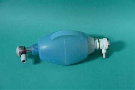 AMBU Silicone Resuscitator for adults with Ambu demand valve, used.