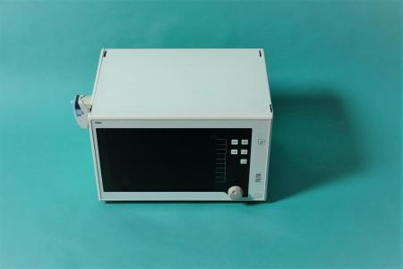 DRÄGER PM 8060 respiratory gas monitor with module box, recording of ECG, IBP, NIBP, temp