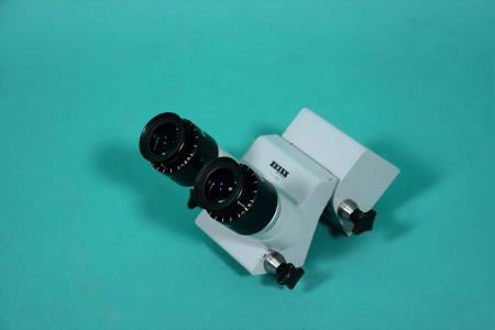 ZEISS pivotable (0 to 50ø) binocular tube, f=170, movable eyepieces (12.5 x ), used