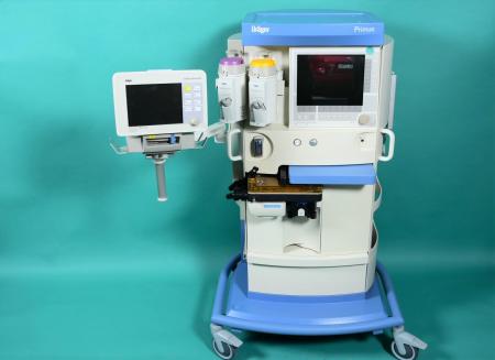 DRÄGER Primus Fahrbarer Anästhesie-Arbeitsplatz mit E-Vent Plus,  elektronischer