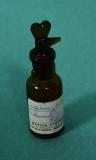BROWN glass bottle with cap Acid.acetic. 99-100%, used Medical antique! May not be used fo