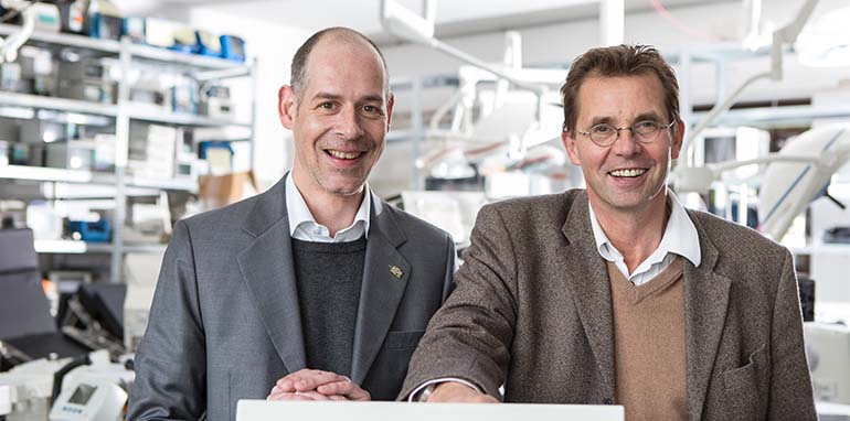 Dr. Wilfried Müller und Marcus Triebel